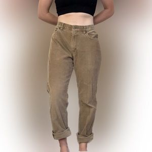 Tan Corduroy Pants from J. Crew